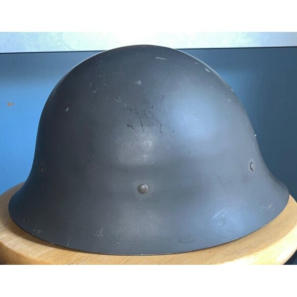 Swedish Helmet M26 Gray Steel Combat Helmet Liner Strap Military Surplus Vintage - Picture 3 of 12